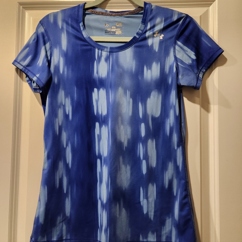 Under Armour Women's Short Sleeve Blue Tee